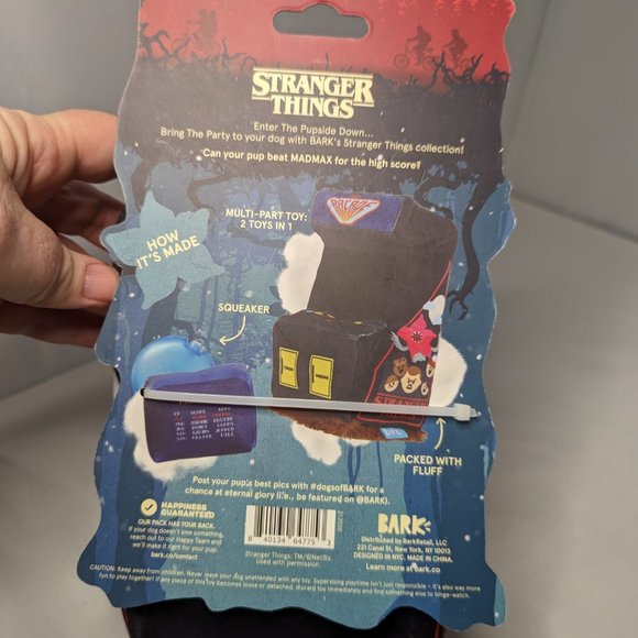 Bark Stranger Things The Palace Barkade Dog Toy - Picture 4 of 4